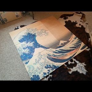 Wooden Great Wave Wall Art